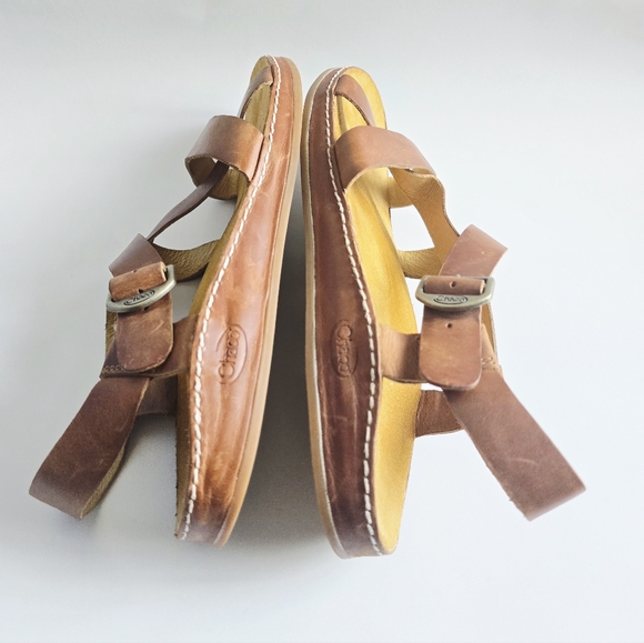 Chaco Wayfarer Sandals in OCHER Size 11 - Picture 7 of 11